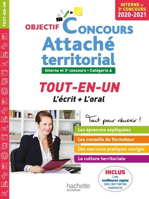 cover image of Objectif Concours 2020/2021 Attaché territorial (concours interne)